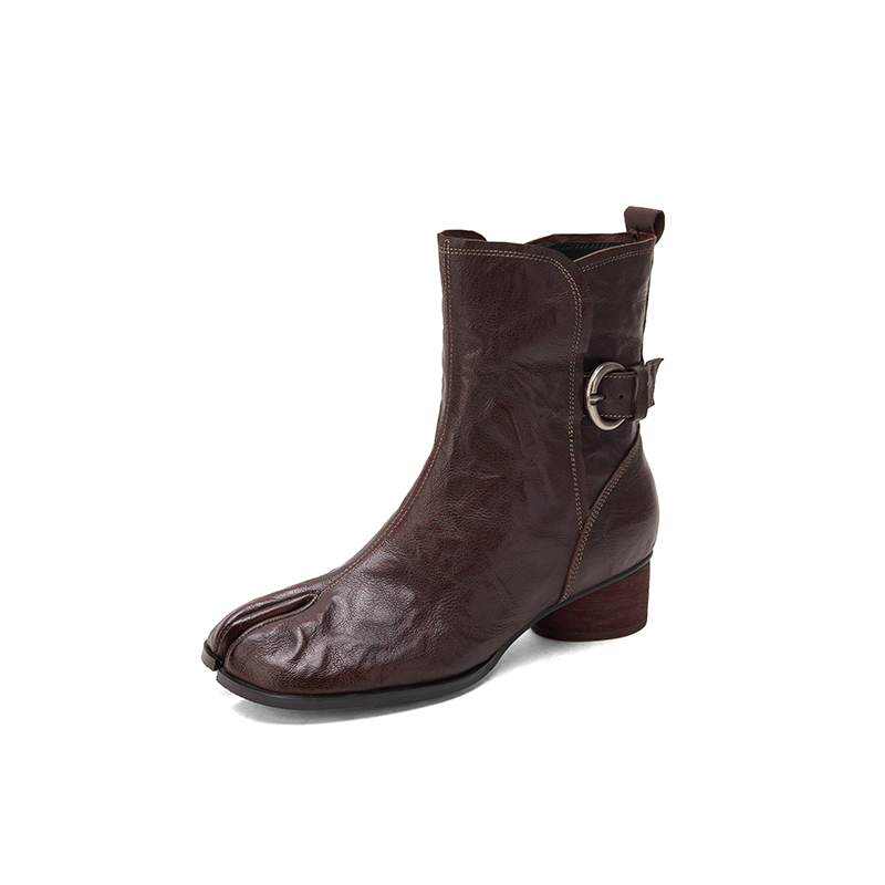 수제 정품 가죽 양가죽 타비 앵클 부츠, 패션 스플릿  - Leather Classic Strap 리뷰 및 가격